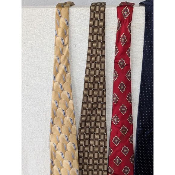 Vintage Y2K Striped and Floral Pattern Ties Bundle of 6 - Picture 3 of 11